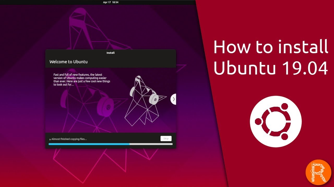 install ubuntu 19